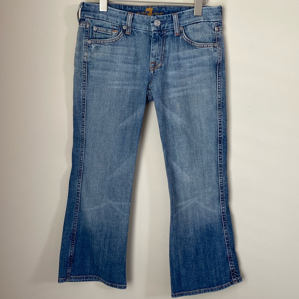 7 For All Mankind Crop Boot Cut A Pocket Jeans size 26